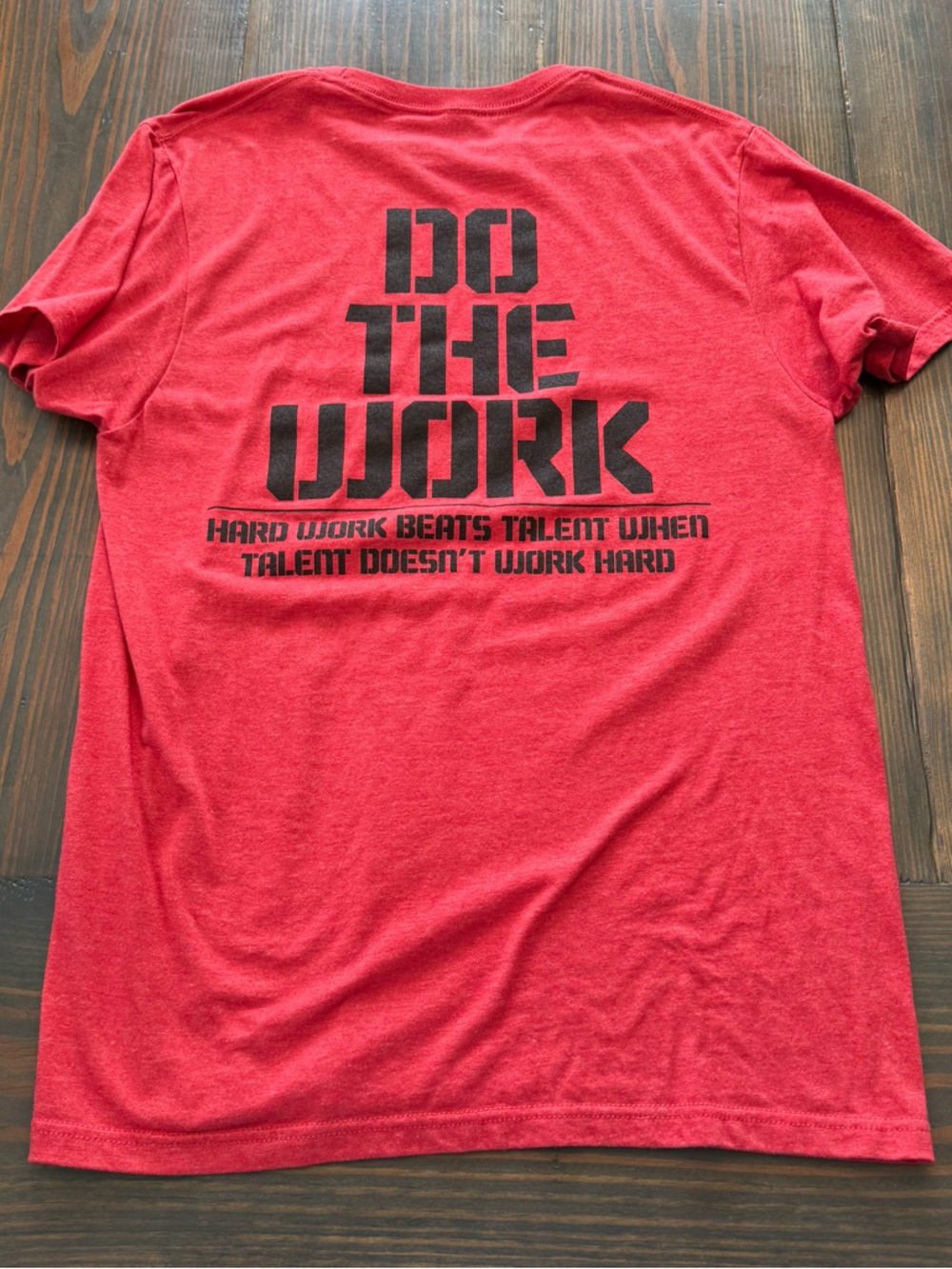 Brian Shaw - Shaw Classic Red Tee “Do The Work” Unisex